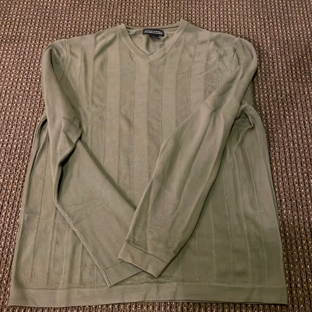 Banana Republic Italian Merino Wool v-neck sweater size M